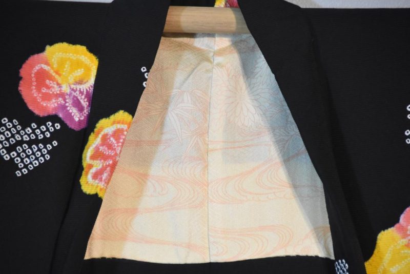 Japanese Vintage Silk Haori Jacket - Image 4