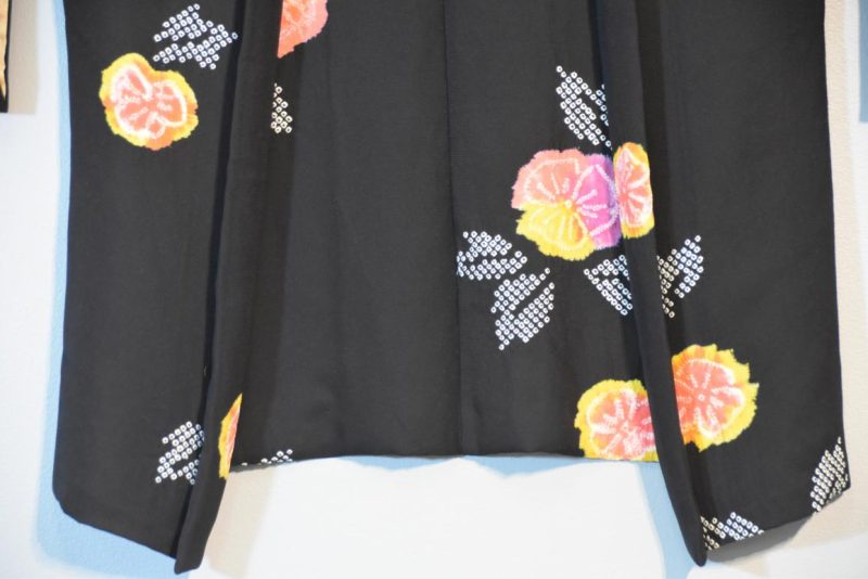 Japanese Vintage Silk Haori Jacket - Image 3