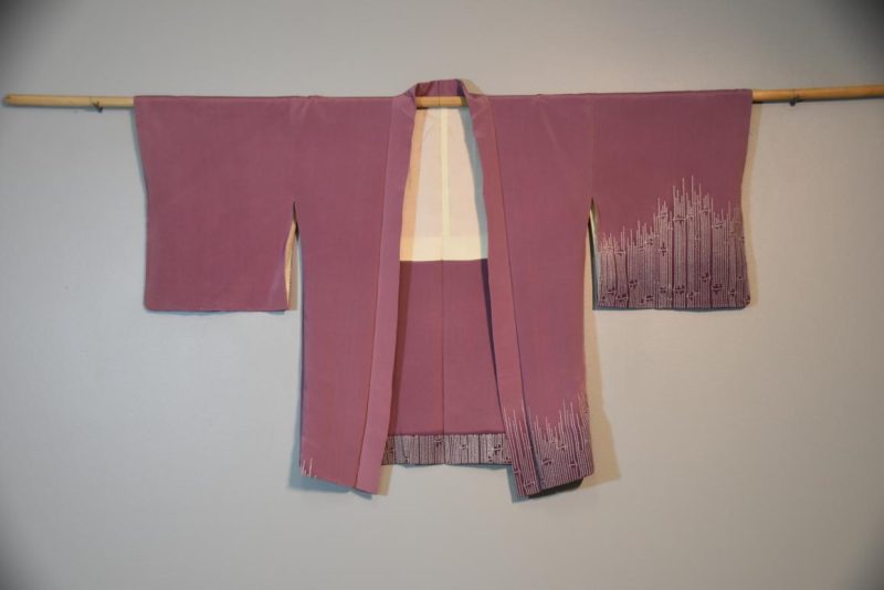 Japanese Vintage Silk Haori Jacket - Image 7