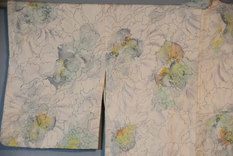 Japanese Vintage Silk Kimono - Image 8