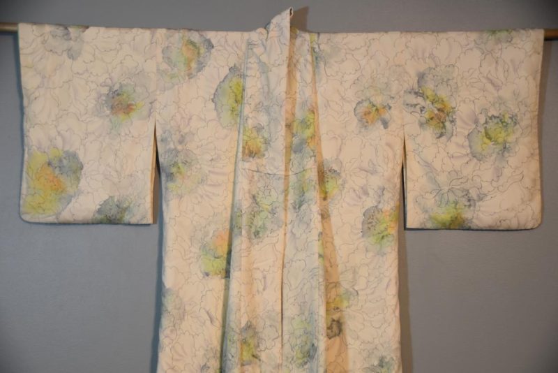 Japanese Vintage Silk Kimono - Image 6