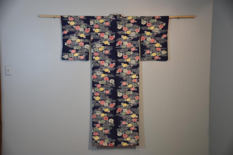 Floral Silk Vintage Kimono