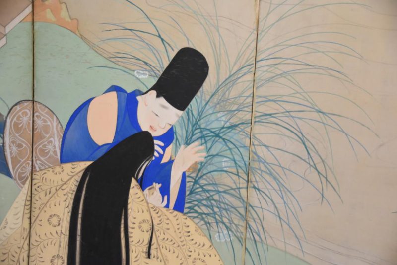 Taisho Period Tales of Genji Screen with Firefly's Width:3680mm - Image 7
