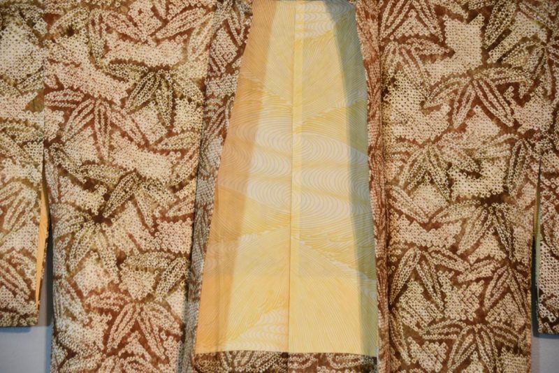Japanese Vintage Shibori Silk Haori Jacket - Image 2