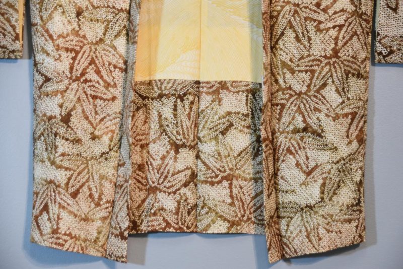 Japanese Vintage Shibori Silk Haori Jacket - Image 8