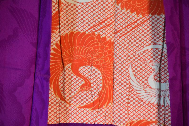 Japanese Vintage Silk Jacquard Haori Jacket - Image 6