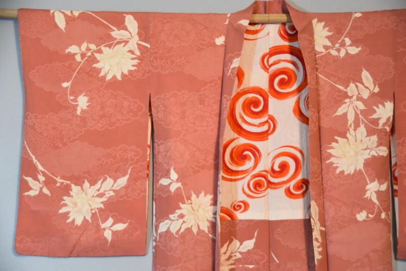 Japanese Vintage Silk Haori Jacket - Image 2