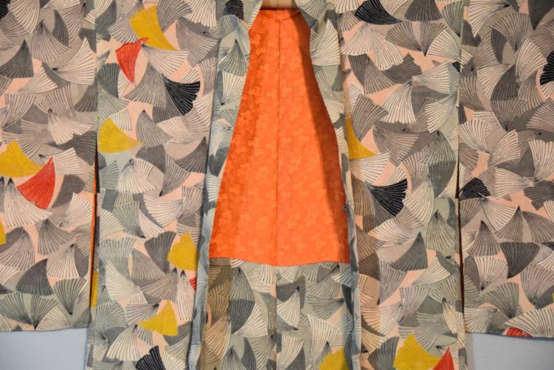 Japanese Vintage Silk Haori Jacket - Image 2