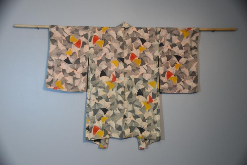 Japanese Vintage Silk Haori Jacket - Image 7