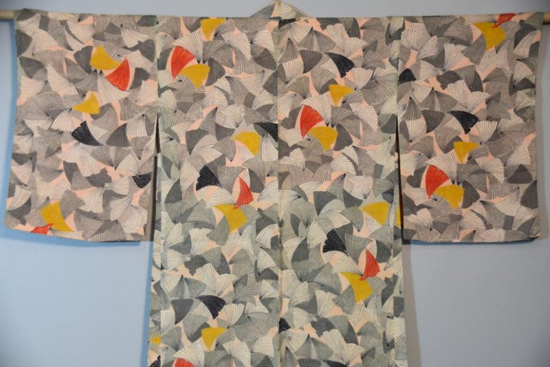 Japanese Vintage Silk Haori Jacket - Image 6