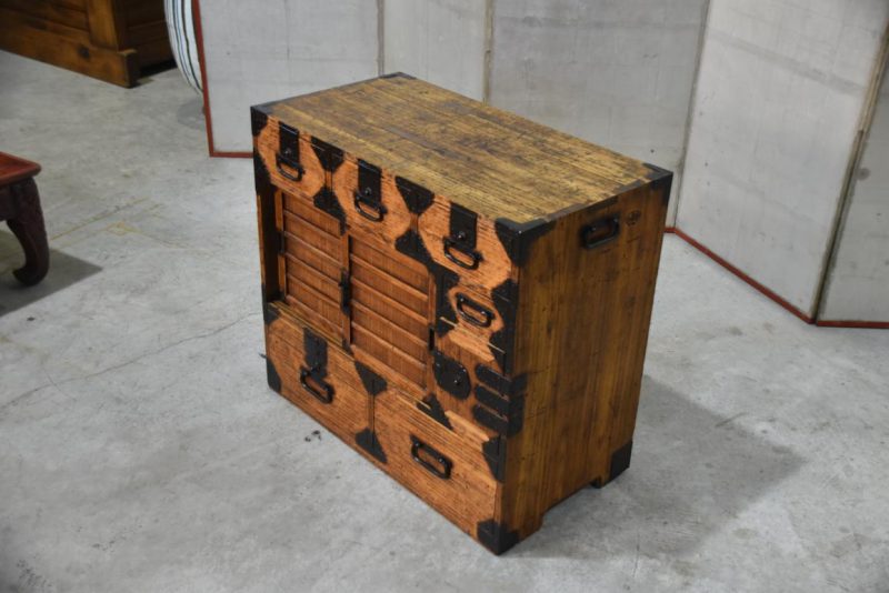 Small Japanese Merchant Chest Width:760mm - Image 8