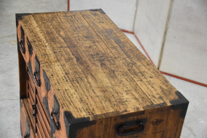 Small Japanese Merchant Chest Width:760mm - Image 7