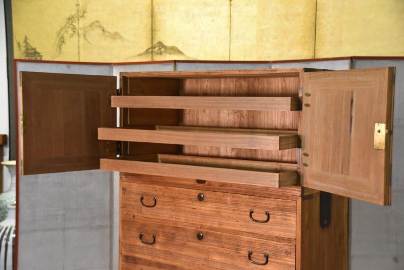 Vintage 3 Section Wedding Chest Width:940mm - Image 5