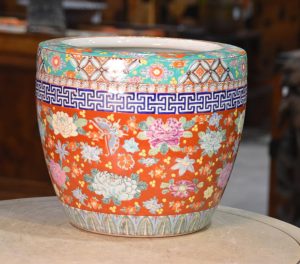 Coloured Imari Hibachi Width:310mm