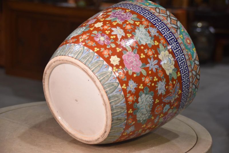 Coloured Imari Hibachi Width:310mm - Image 7