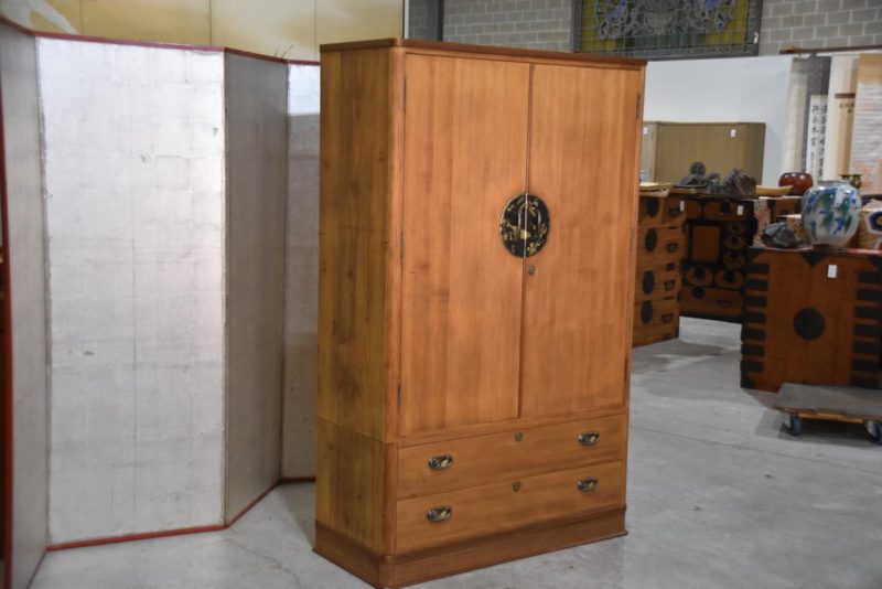 Vintage Japanese Kamo Wedding Chest Width:1100mm - Image 4