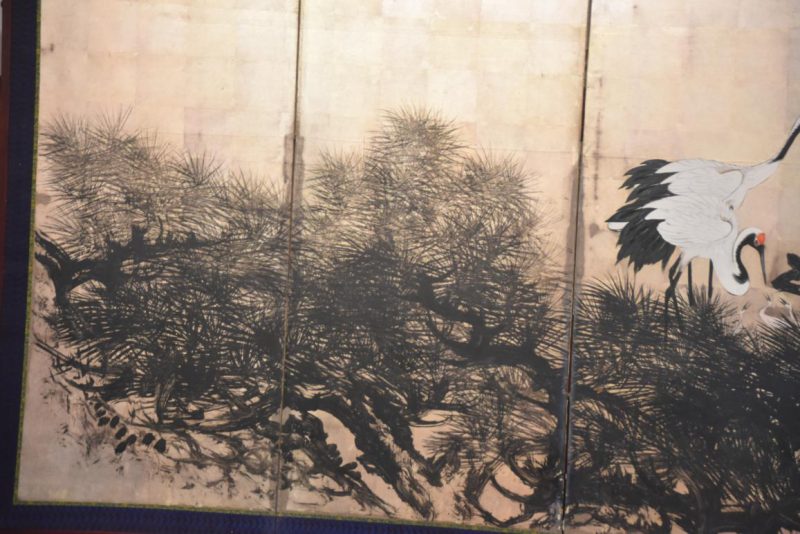 Pine and Cranes on Silver Screen Width:3680mm's - Image 8