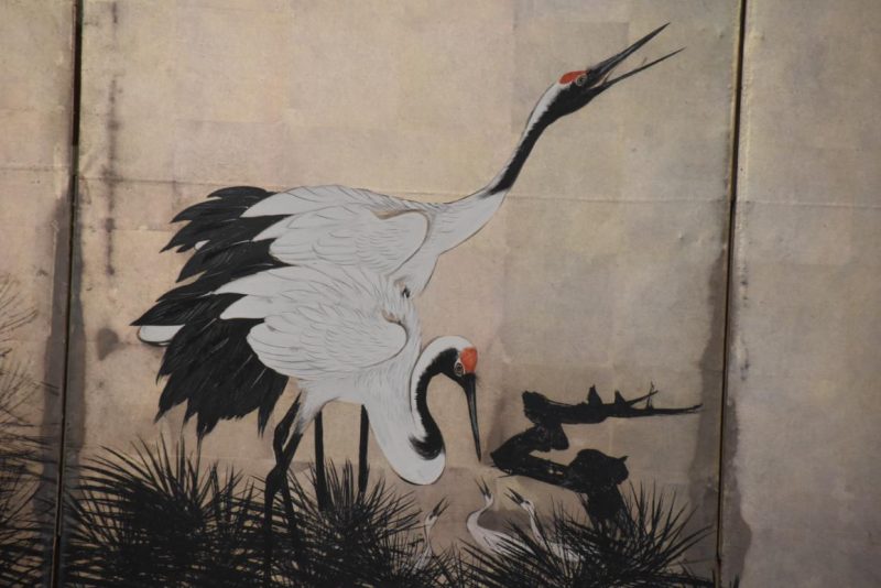 Pine and Cranes on Silver Screen Width:3680mm's - Image 5