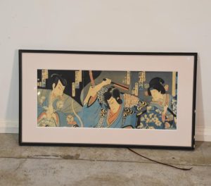 Ukyo-E Woodblock Print Width:890mm
