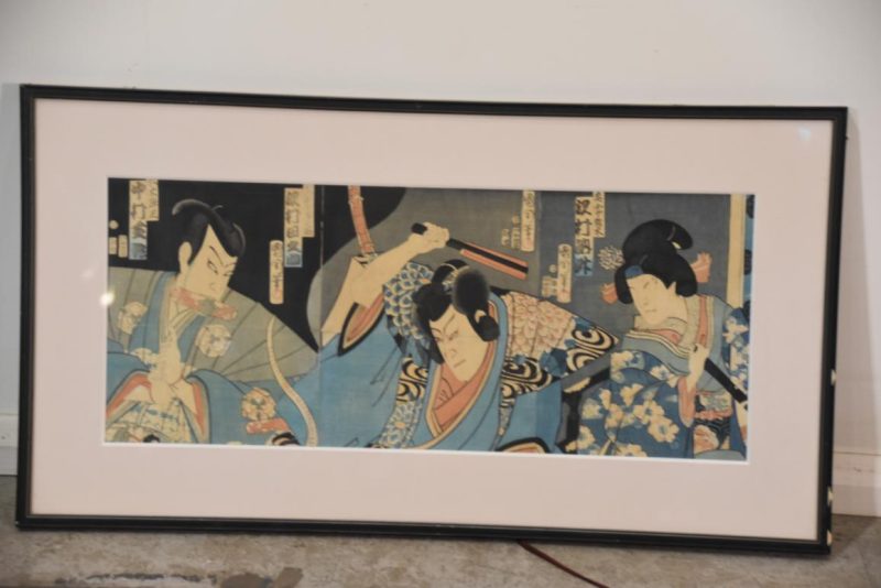 Ukyo-E Woodblock Print Width:890mm - Image 2