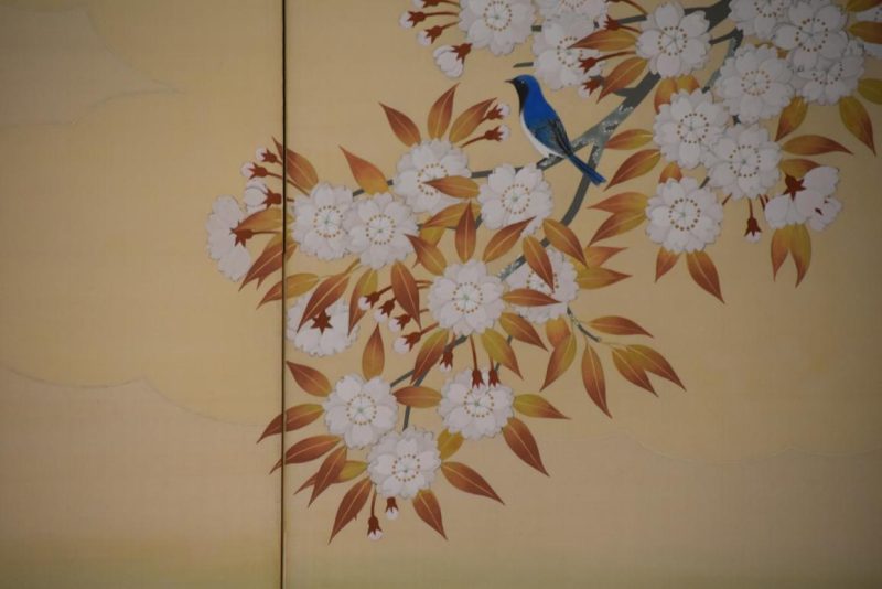 Cherry Blossom and Ducks 6 Panel Screen Width:3680mm - Image 7