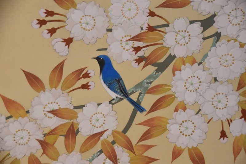 Cherry Blossom and Ducks 6 Panel Screen Width:3680mm - Image 5