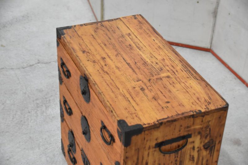 Antique Ko Dansu Small Accessories Chest Width:560mm - Image 6