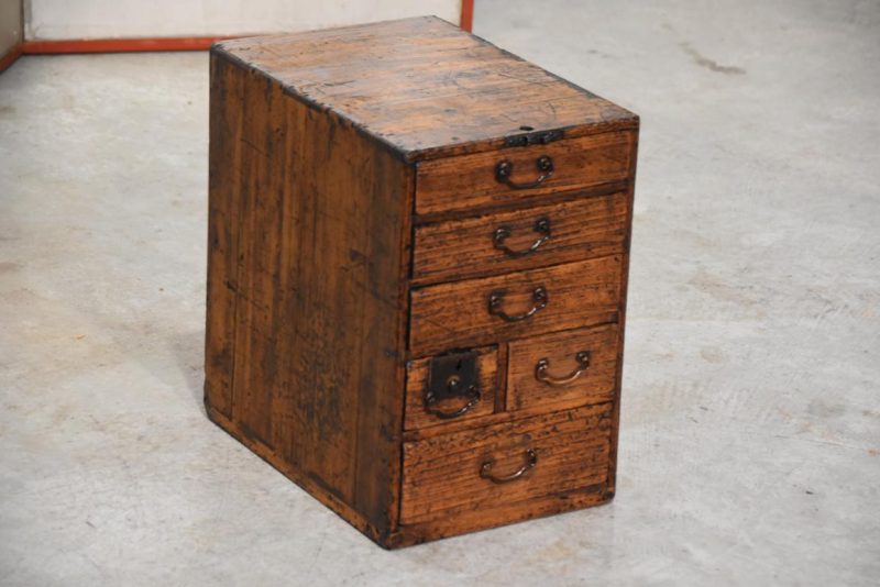 Antique Hikidashi Drawer Chest Width:260mm - Image 7