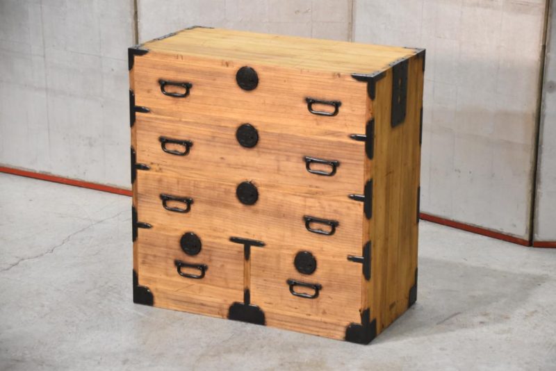 Antique Japanese Small Chest Width:610mm
