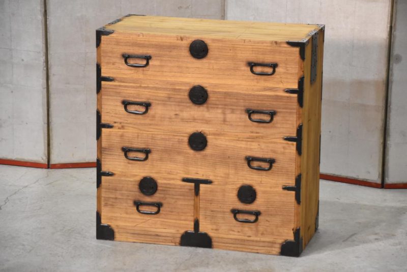 Antique Japanese Small Chest Width:610mm - Image 12