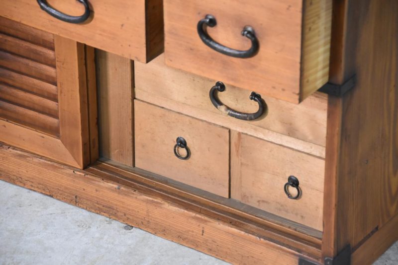 Choba Dansu Traditional Japanese Merchant Chest Width:955mm - Image 6