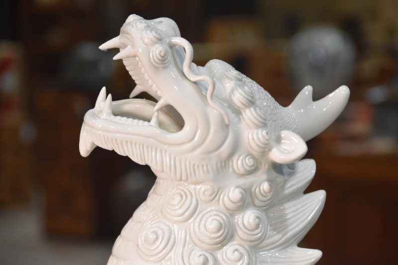 Hakuji (Porcelain) Kirin Okimono Height:485mm, - Image 2