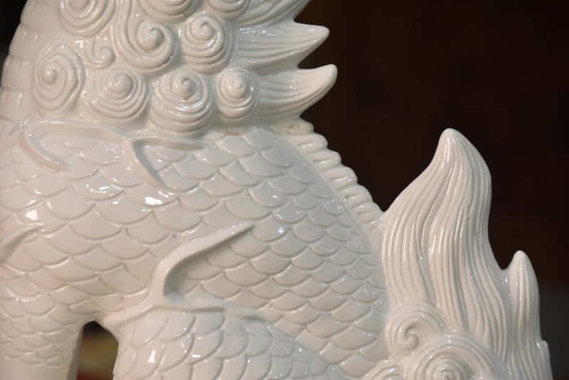 Hakuji (Porcelain) Kirin Okimono Height:485mm, - Image 8