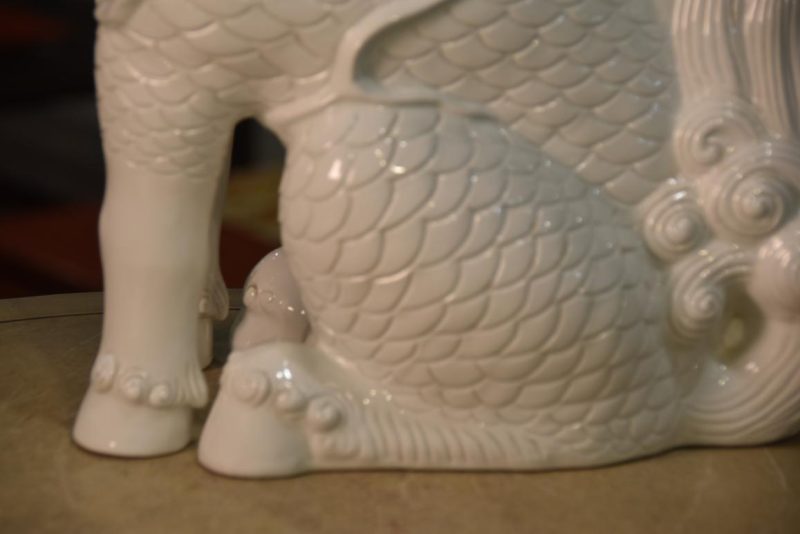 Hakuji (Porcelain) Kirin Okimono Height:485mm, - Image 7