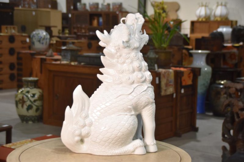 Hakuji (Porcelain) Kirin Okimono Height:485mm, - Image 5