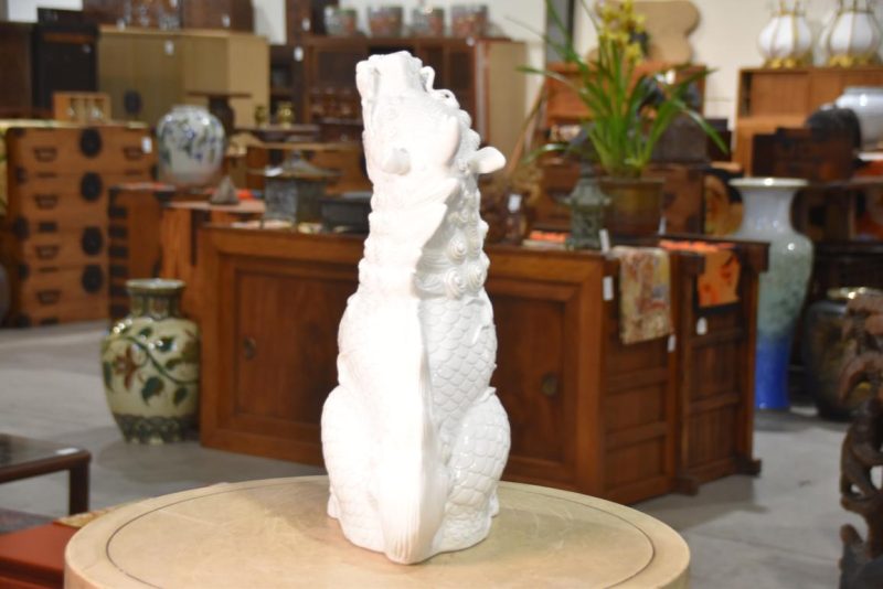Hakuji (Porcelain) Kirin Okimono Height:485mm, - Image 4