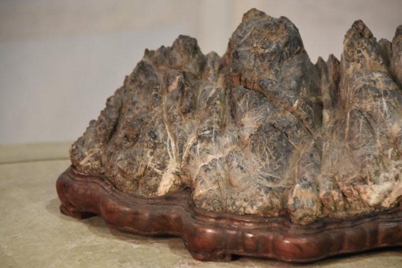 Suiseki Japanese Appreciation Rock Width:280mm - Image 10