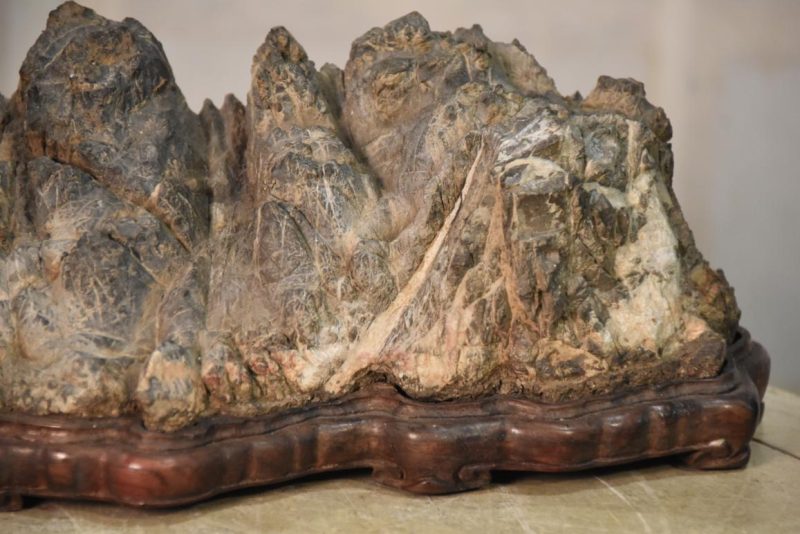 Suiseki Japanese Appreciation Rock Width:280mm - Image 9
