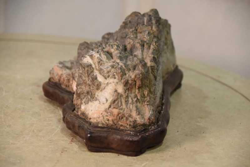Suiseki Japanese Appreciation Rock Width:280mm - Image 8