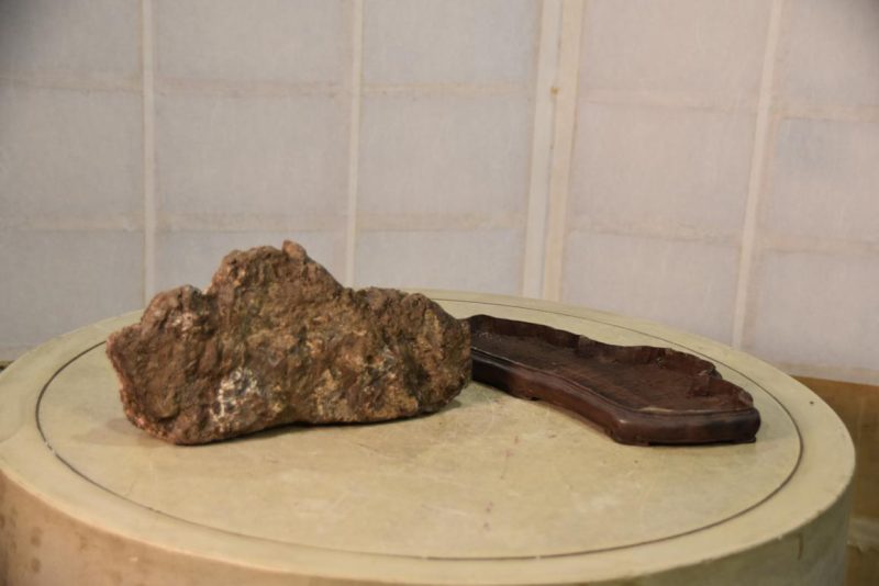 Suiseki Japanese Appreciation Rock Width:280mm - Image 5