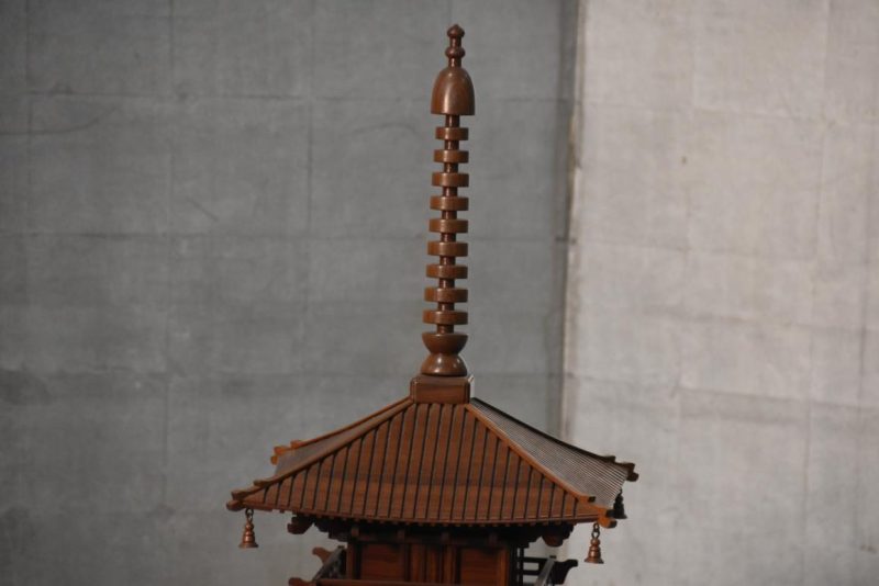 Hardwood Japanese Pagoda Height:1020mm - Image 9