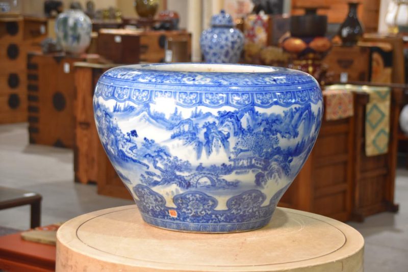 Vintage Ceramic Hibachi Width:470mm