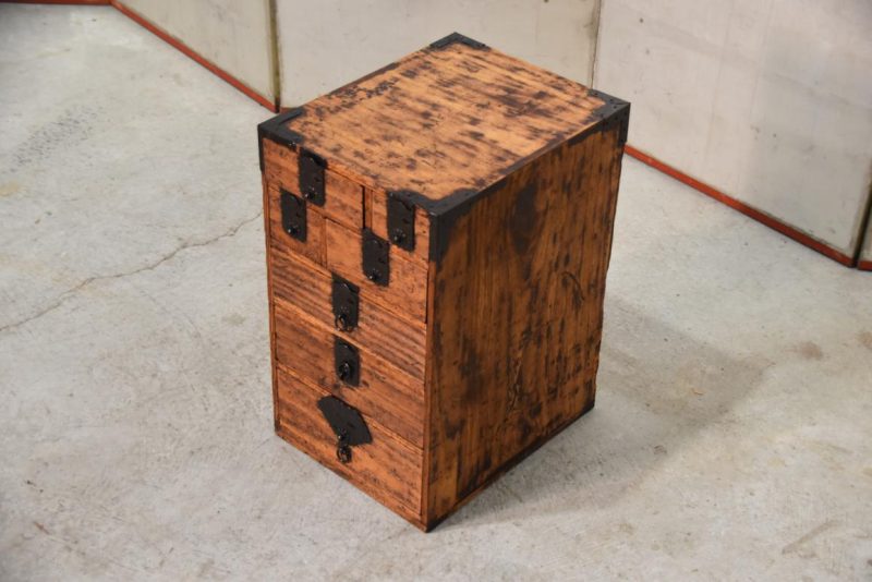 Antique Hikidashi Drawer Chest Width:300mm - Image 6