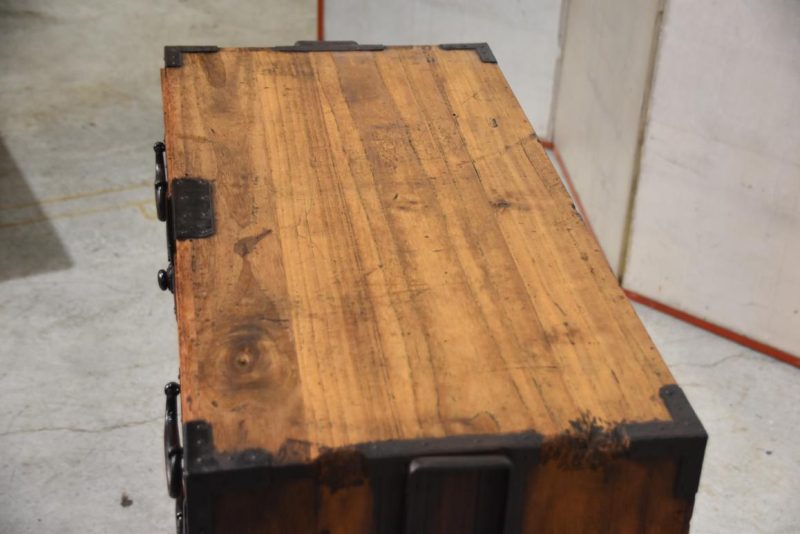Edo Period Tokyo Region Merchant Chest Width:730mm - Image 5
