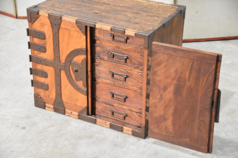 Funa Dansu Edo Period Ships Chest Width:610mm - Image 10