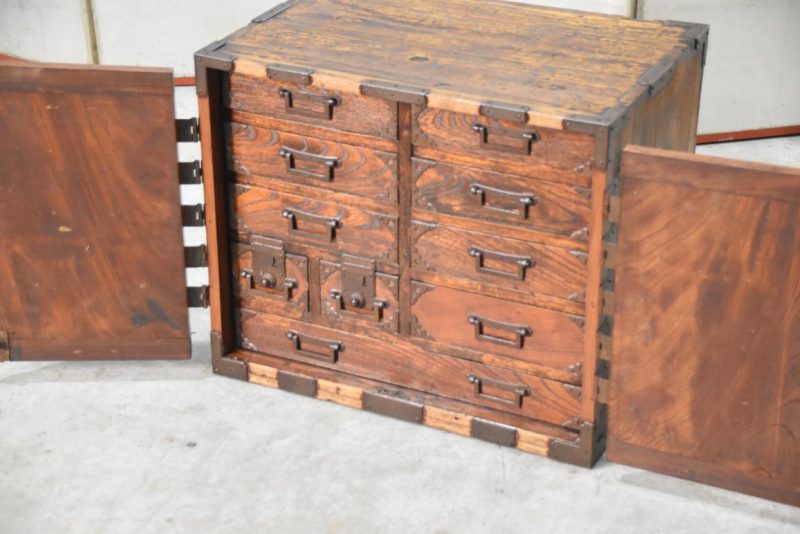 Funa Dansu Edo Period Ships Chest Width:610mm - Image 9
