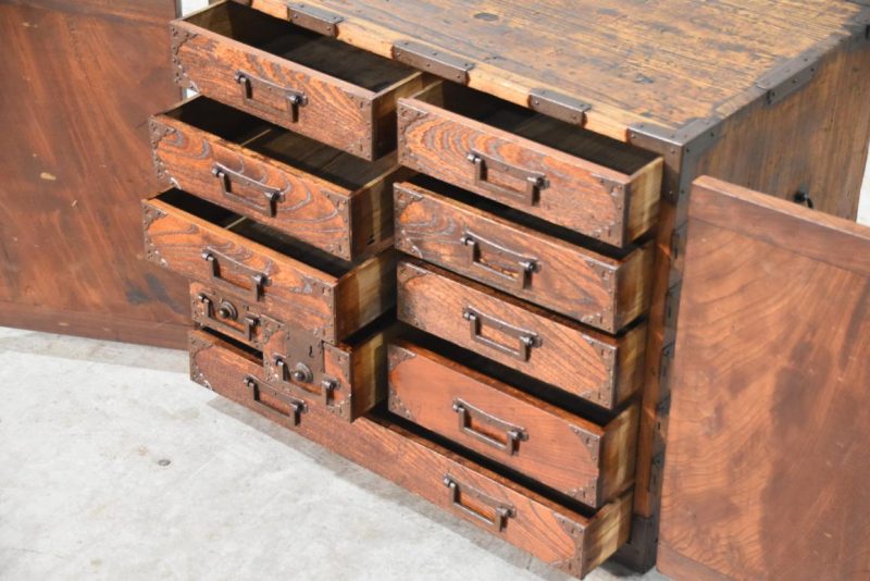 Funa Dansu Edo Period Ships Chest Width:610mm - Image 8