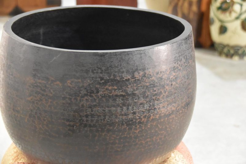 Japanese Buddhist Rin Bell and Stand Height:770mm - Image 8