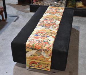 Vintage Japanese Maru Obi Sash Width:4000mm