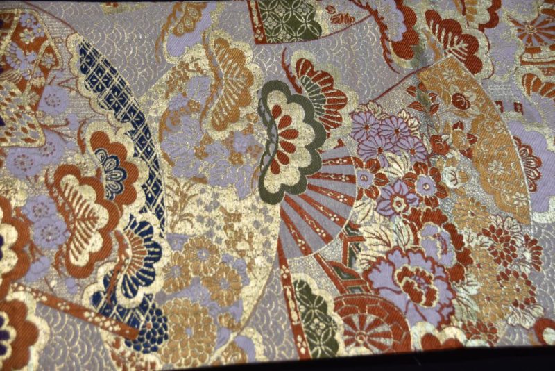 Vintage Japanese Maru Obi Sash Width:4000mm - Image 6